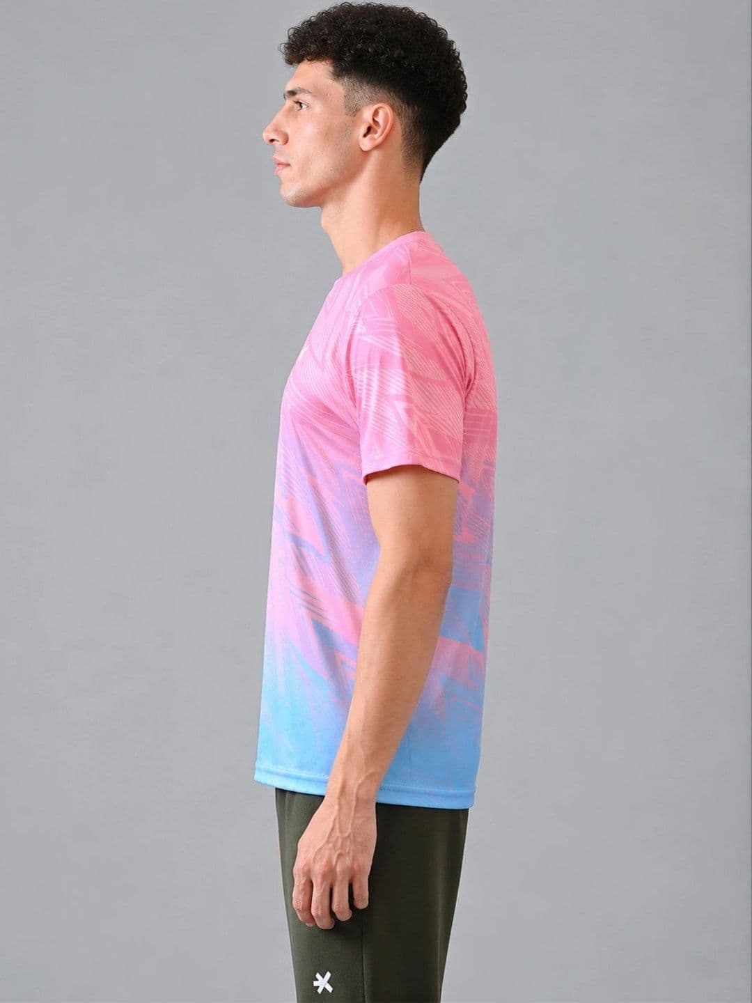 HRX by Hrithik Roshan Men Printed Dri-FIT T-shirt thumbnail 3
