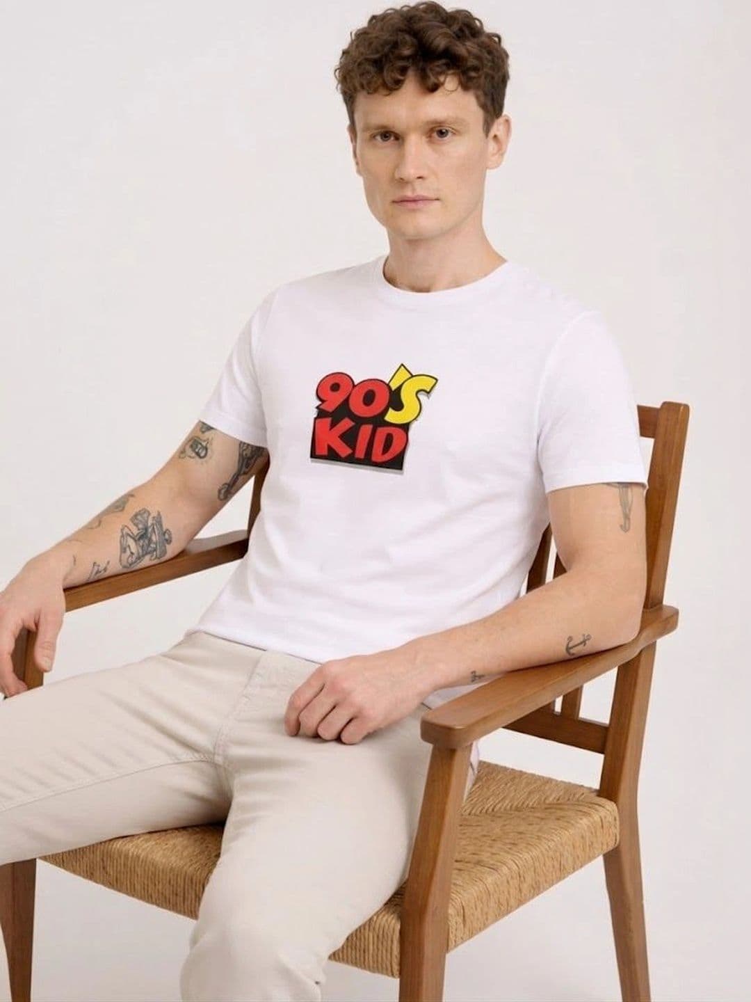 BAESD Men Typography Printed T-shirt thumbnail 3