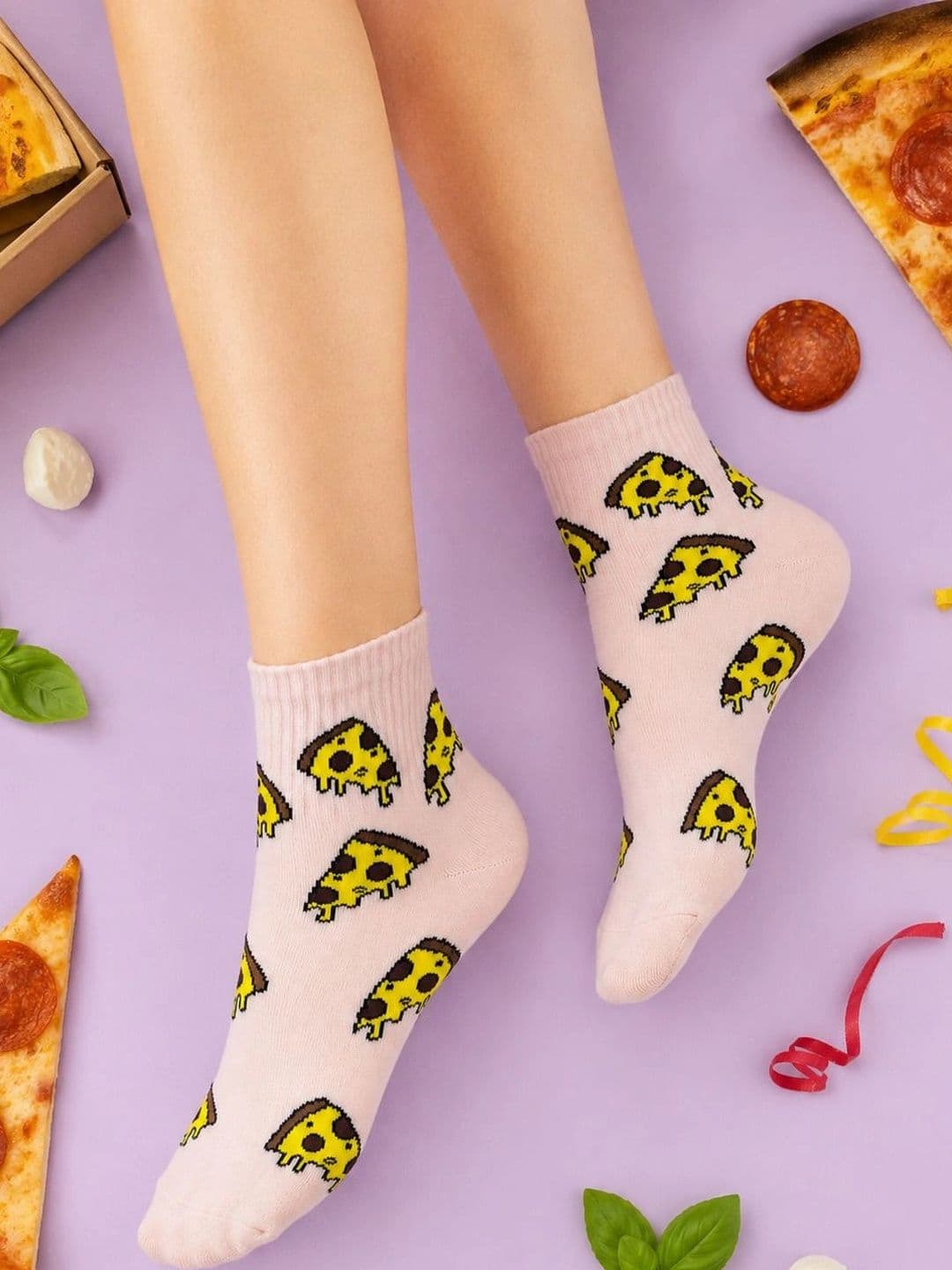 NeaToes Unisex Pack of 3 Cotton Assorted Patterned Above Ankle Socks thumbnail 6