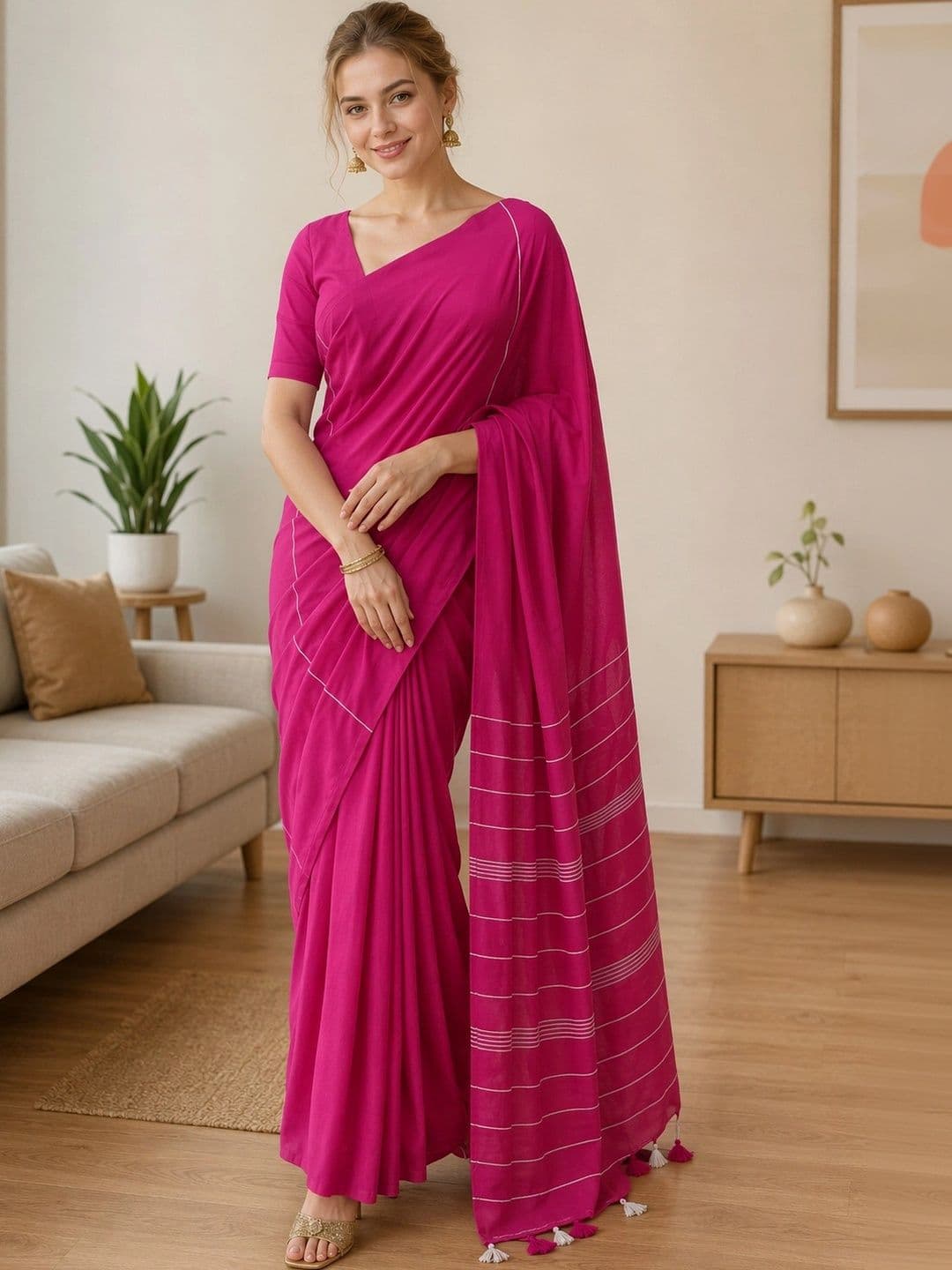 Saatika Khadi Saree thumbnail 6