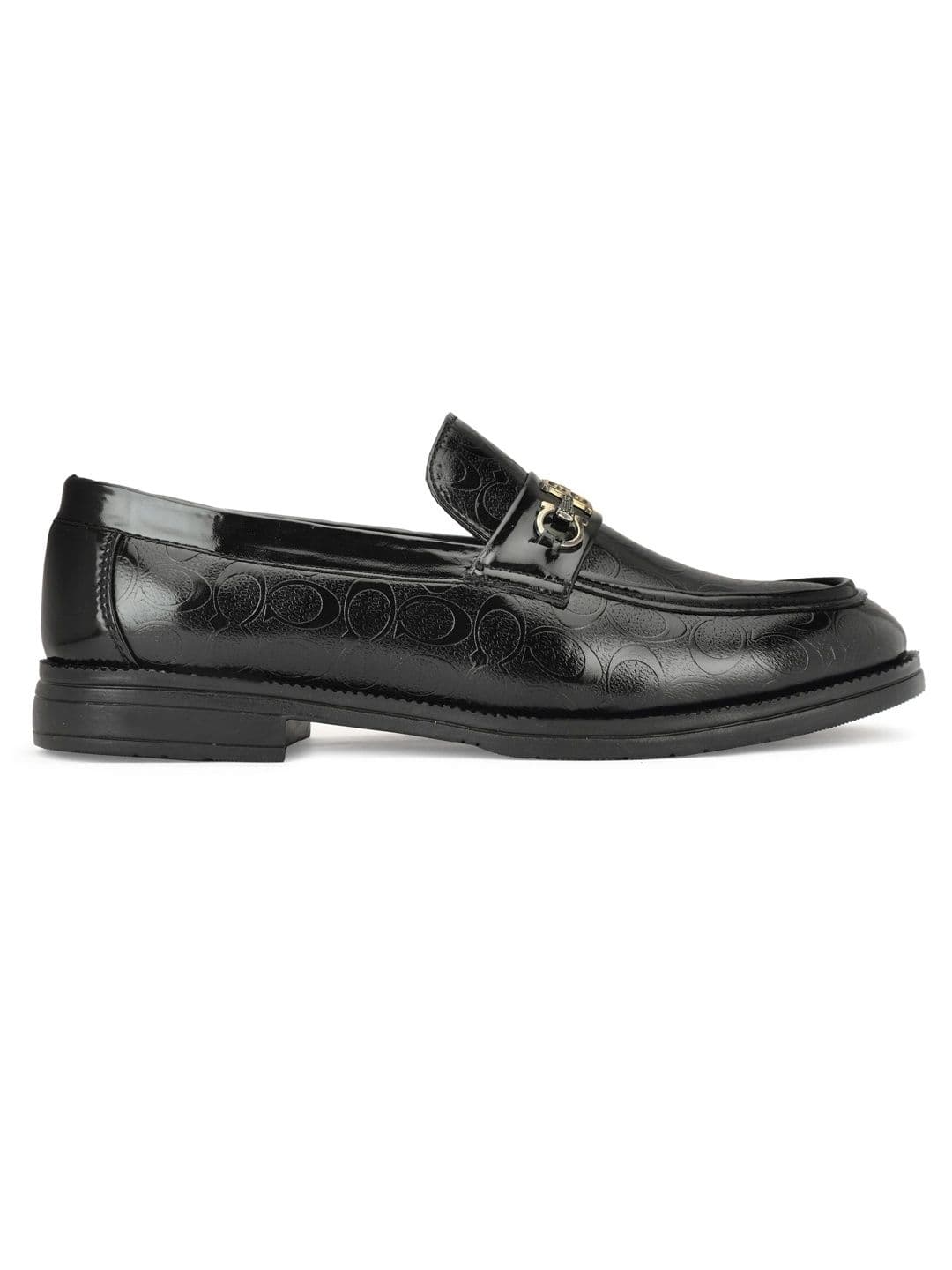 INKLENZO Men Textured Round Toe Formal Loafers thumbnail 3