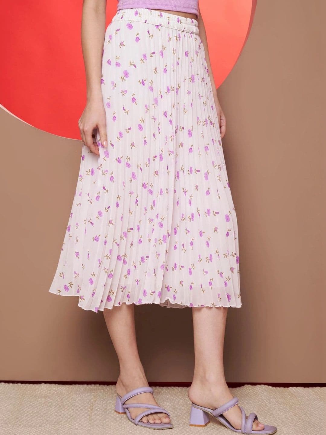 CORSICA Women Floral Micro or Ditsy Print Midi Flared Skirt thumbnail 2