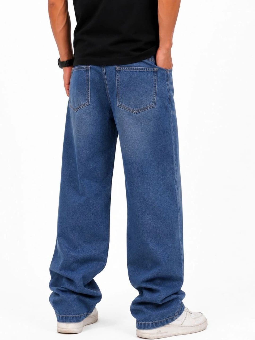 MQ Denim Men Straight Fit Mid-Rise Light Fade Jeans thumbnail 5