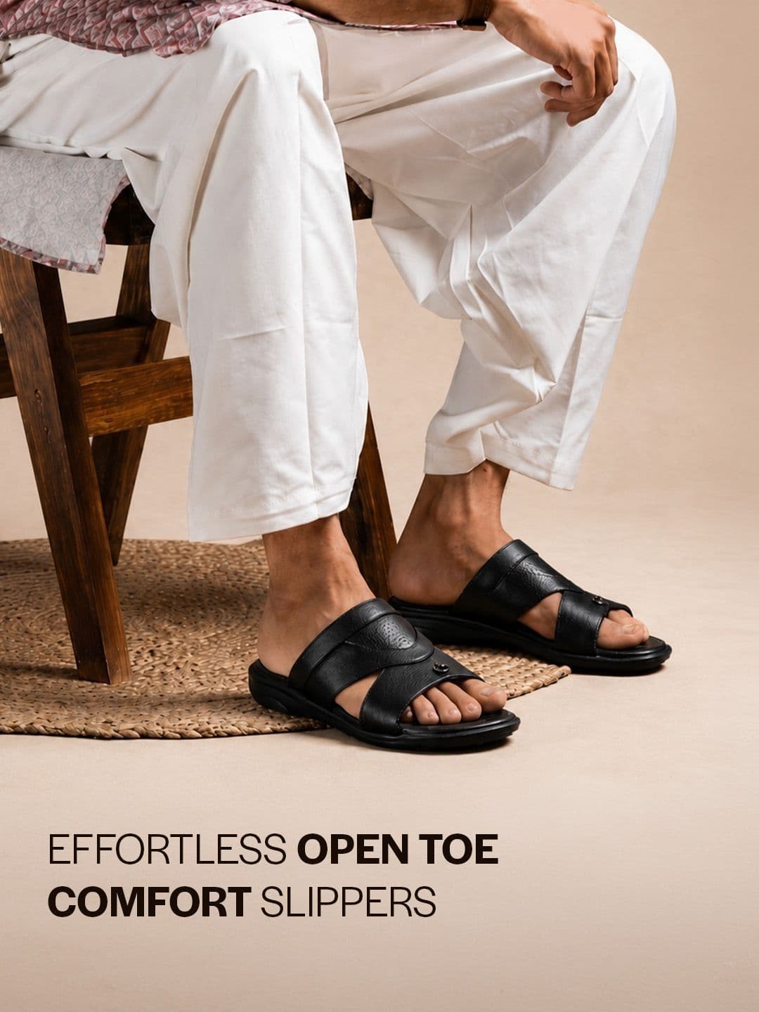 FAUSTO Men PU Comfort Slip-On Sandals thumbnail 5