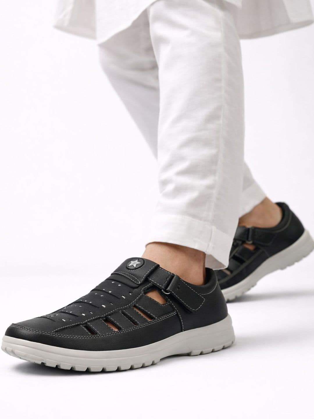 FAUSTO Men PU Fisherman Sandals thumbnail 4