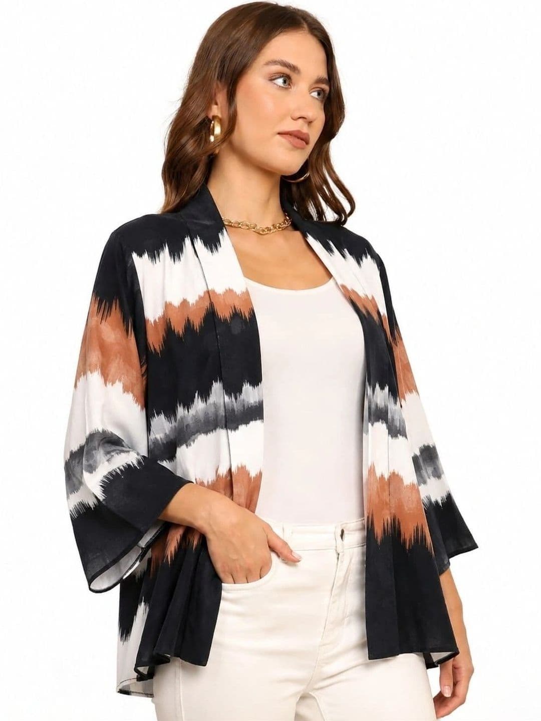 DearDean Women Printed Shrug thumbnail 2