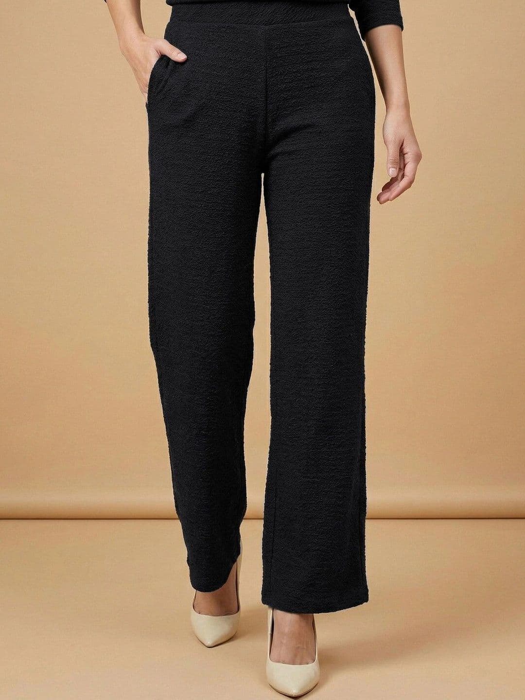 Chemistry Knitted Solid Top with Trousers thumbnail 4