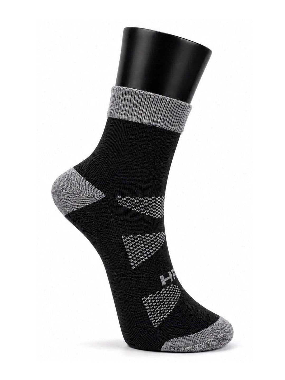 HRX by Hrithik Roshan Unisex Pack of 5 Cotton Blend Assorted Patterned Ankle Length Socks thumbnail 4