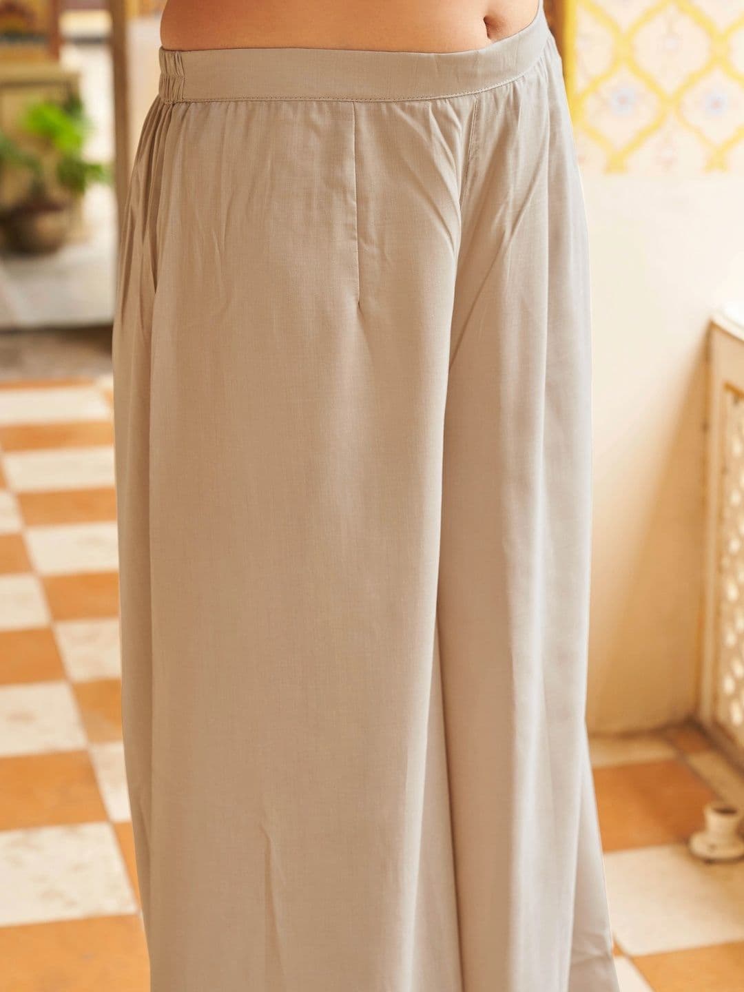 Tikhi Imli Embroidered Tunic with Palazzos thumbnail 2
