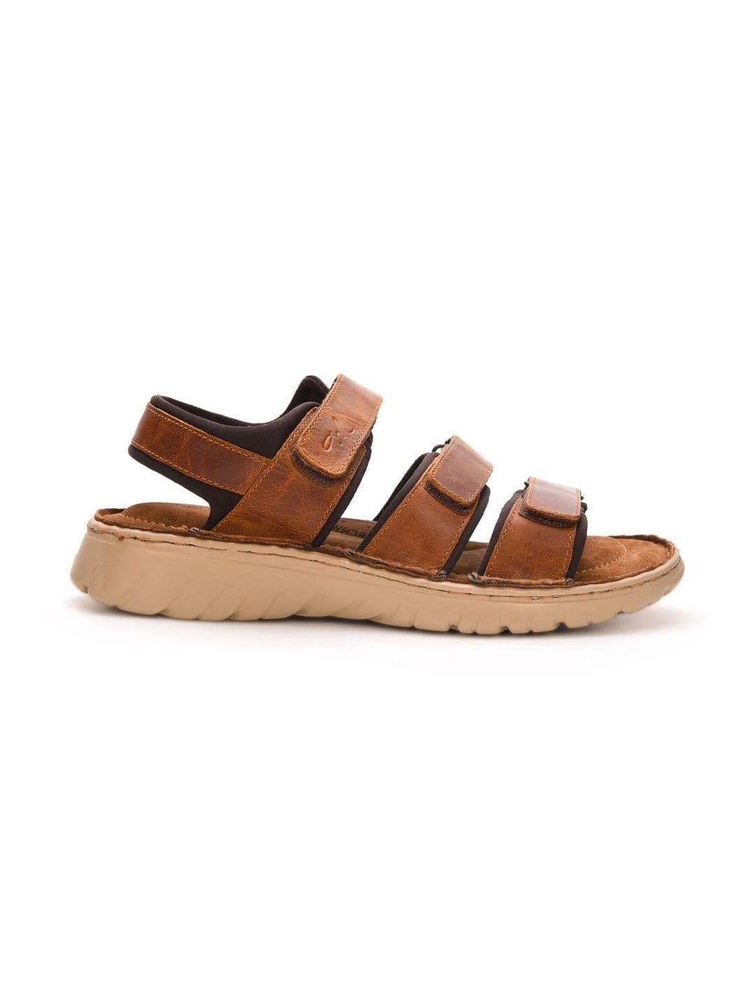 Mardi Gras Men Leather Comfort Sandals thumbnail 4