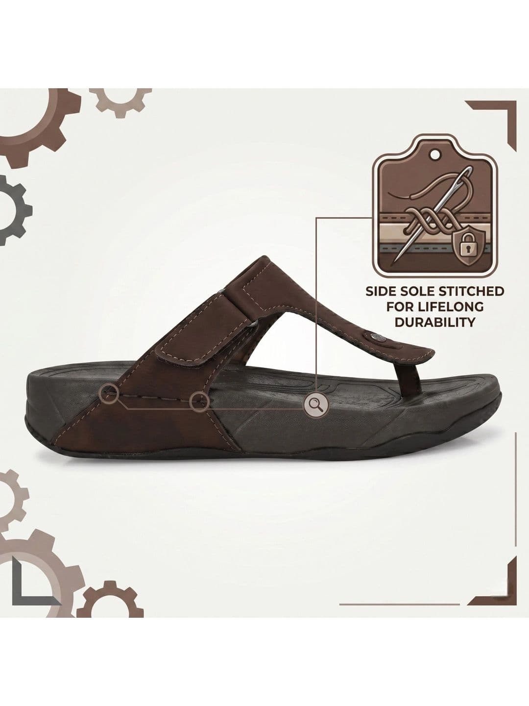 BINUTOP Men Comfort Sandals thumbnail 5