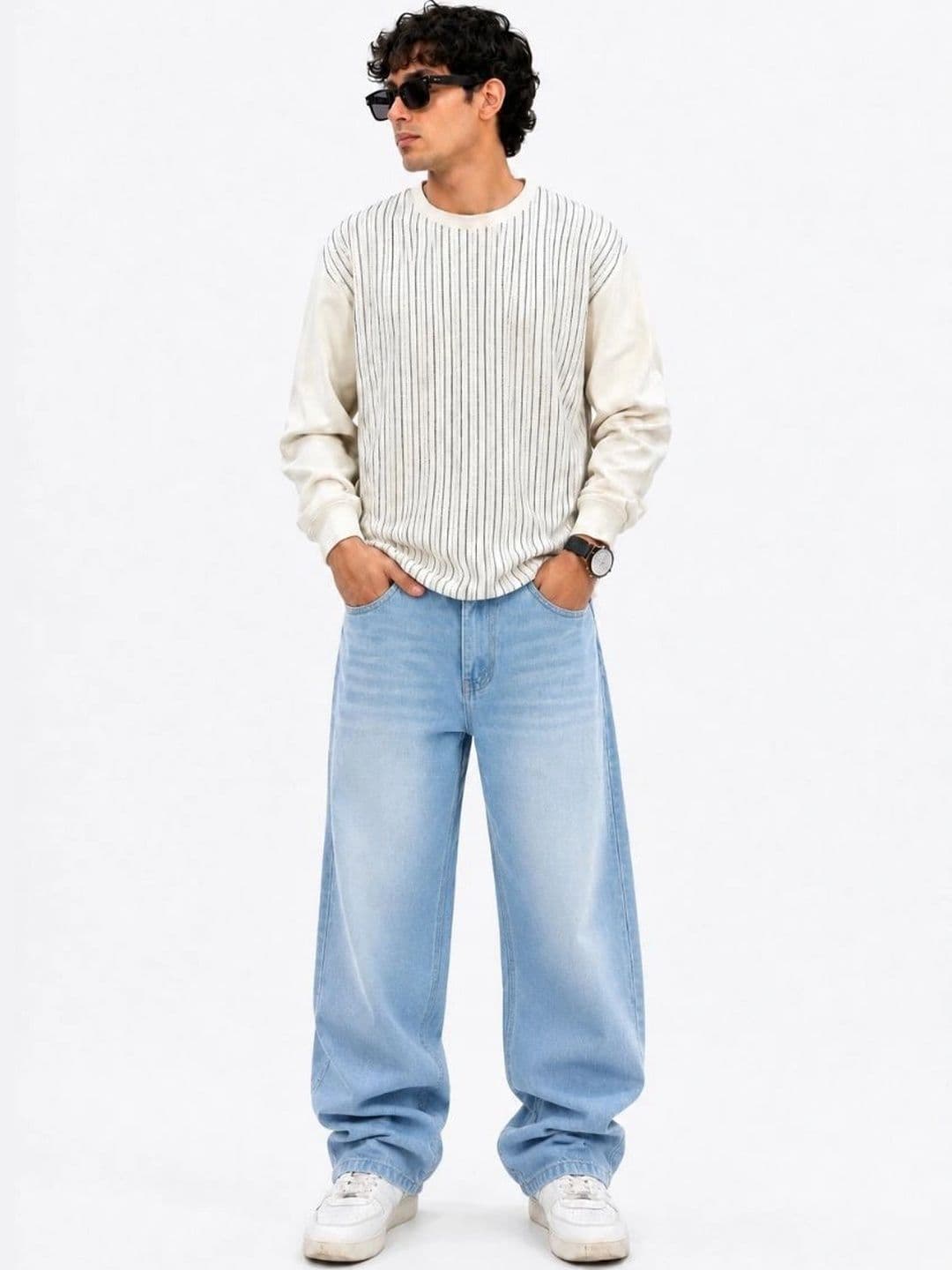 MQ Denim Men Straight Fit Mid-Rise Light Fade Jeans thumbnail 5