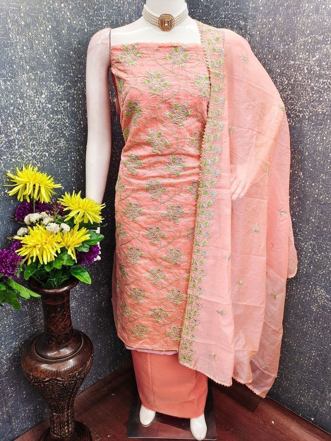 TAVAS Unstitched Dress Material thumbnail 2