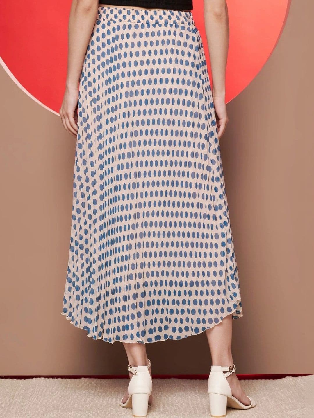 CORSICA Women Geometric Midi Flared Skirt thumbnail 5