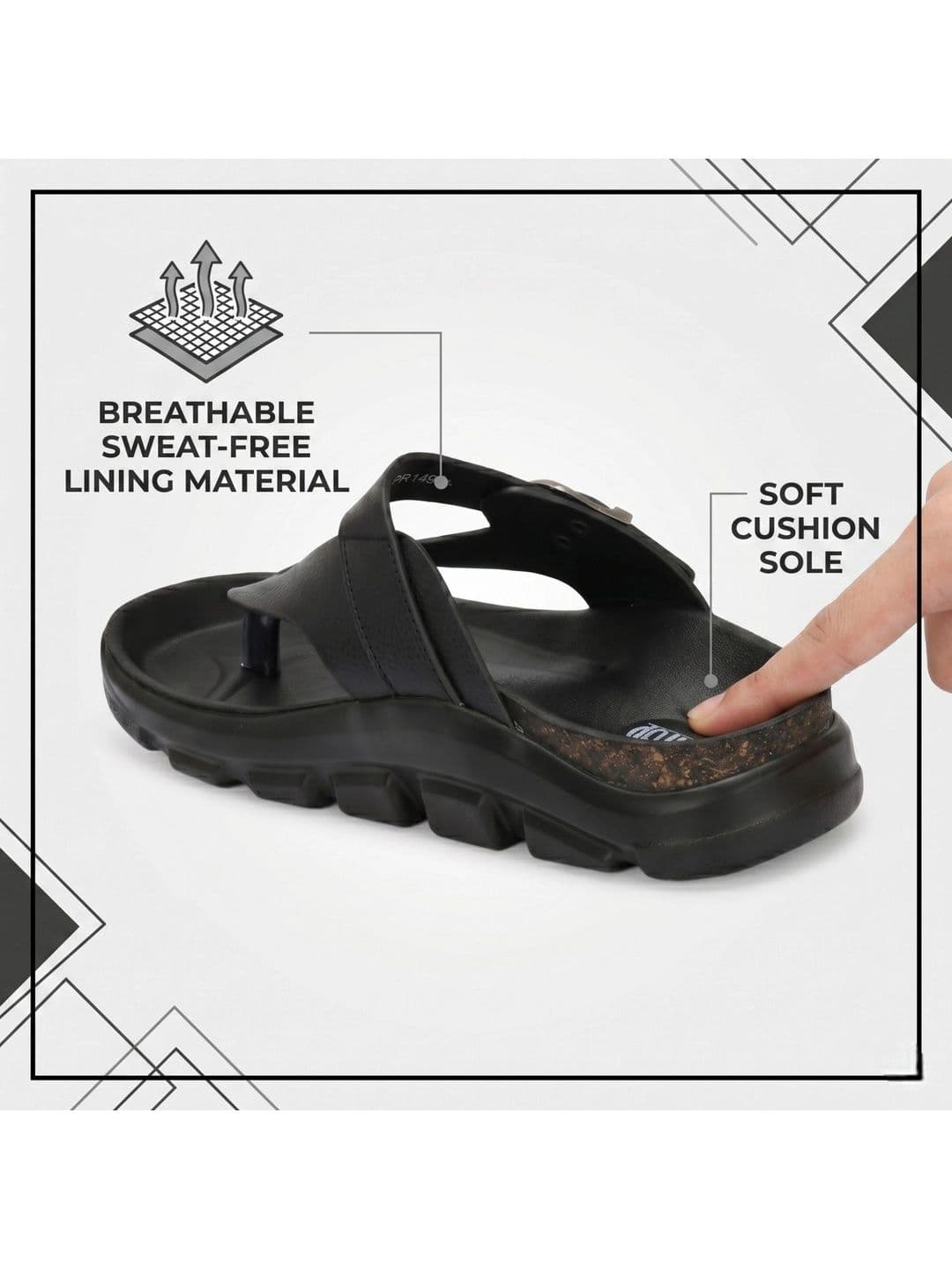 BINUTOP Men Comfort Sandals thumbnail 3