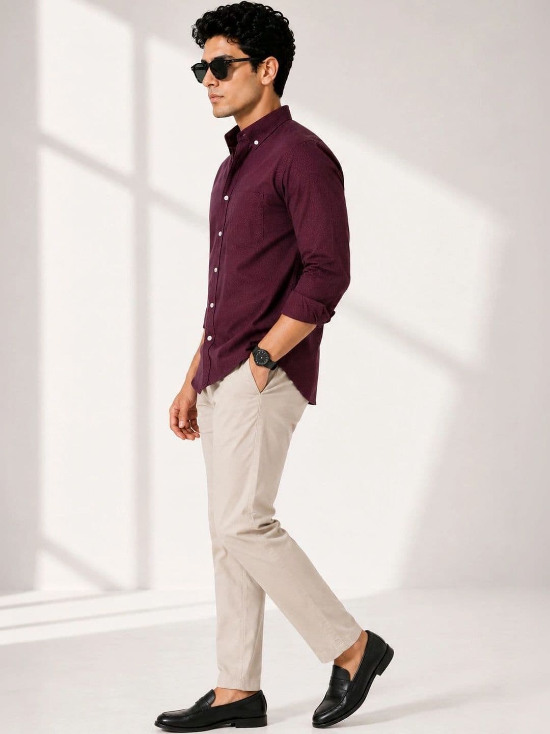 Mast & Harbour Men Classic Casual Shirt thumbnail 5