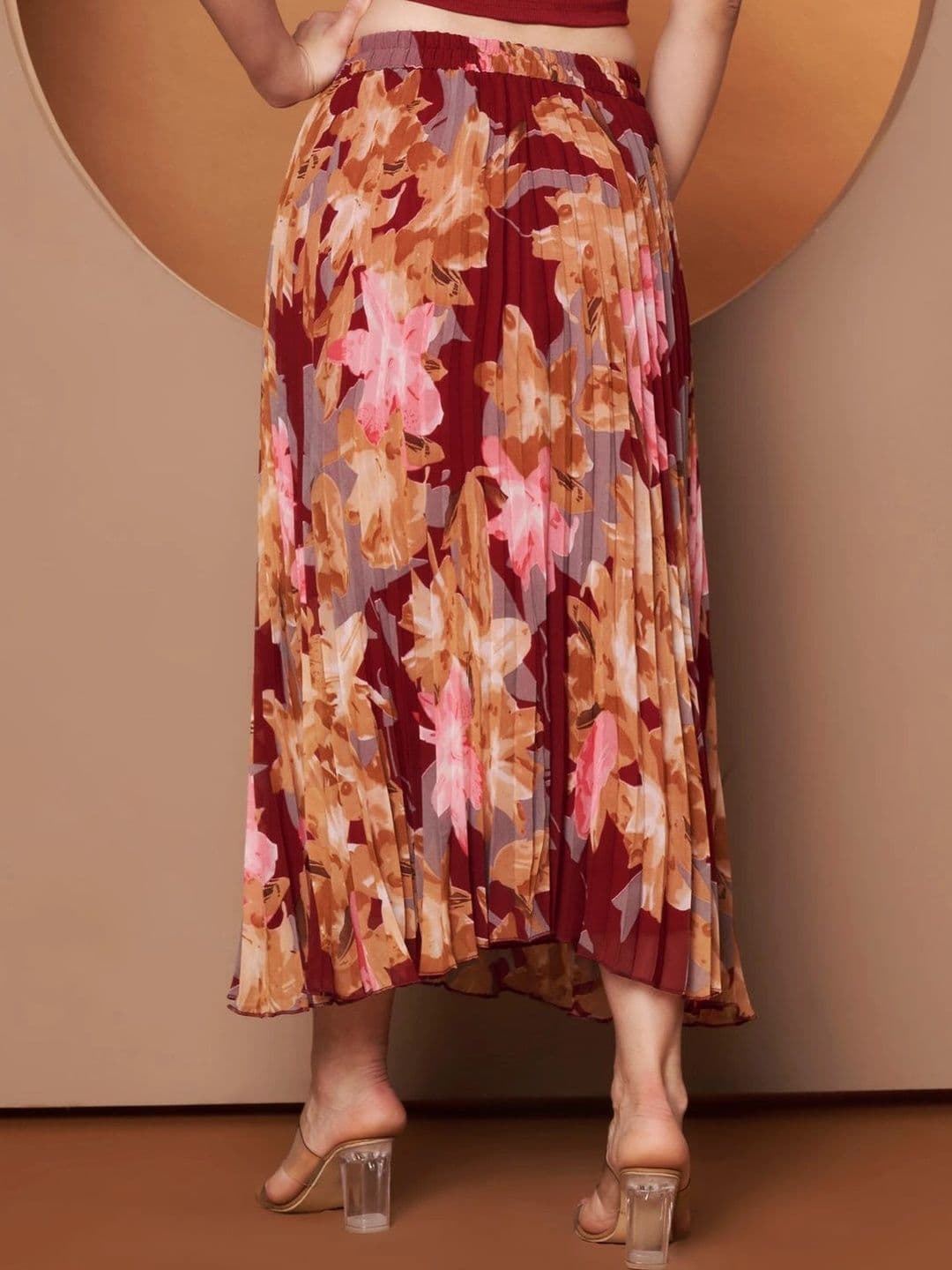 CORSICA Women Floral Midi Flared Skirt thumbnail 6