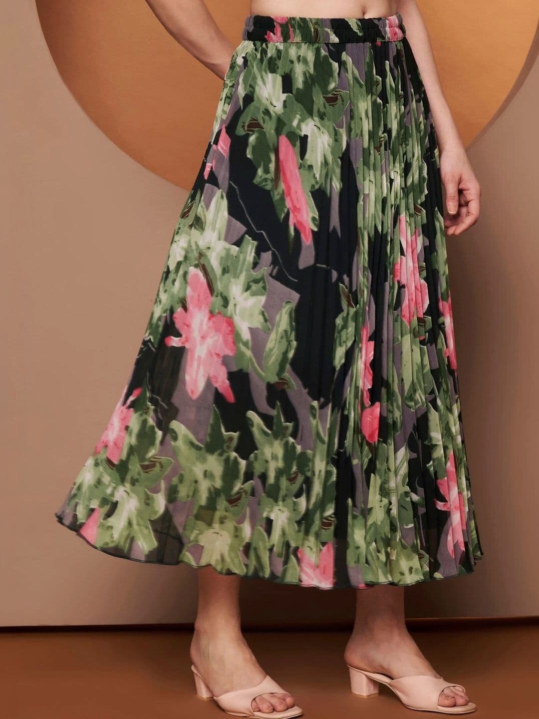 CORSICA Women Floral Tropical Midi Flared Skirt - view 1
