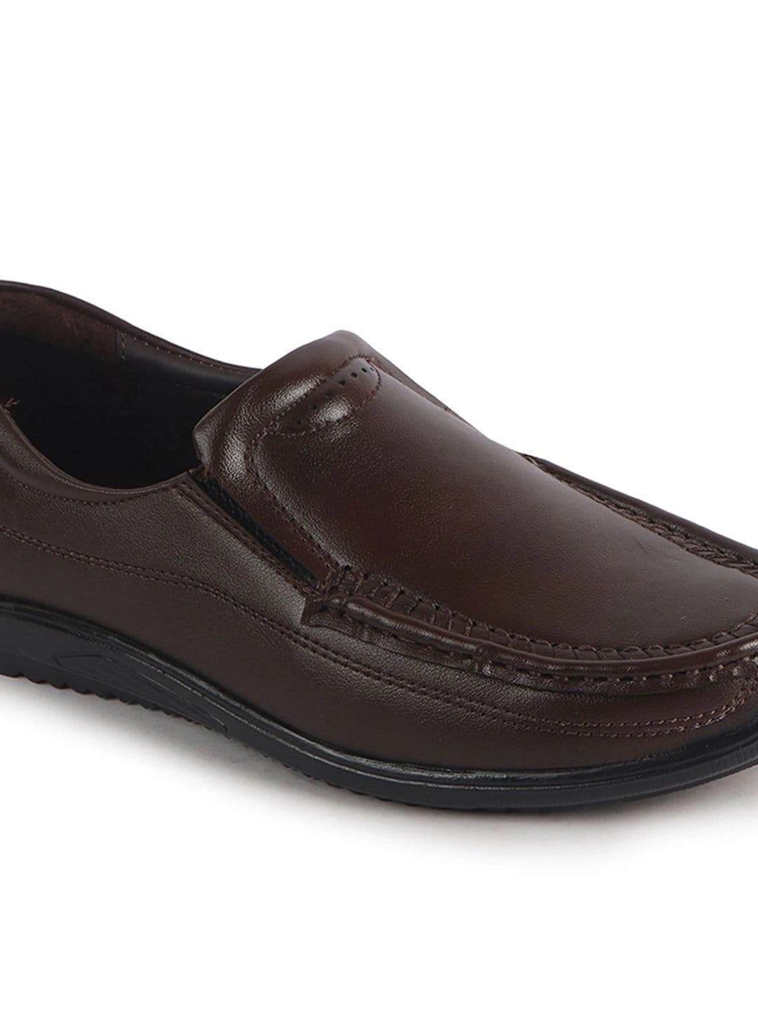 FAUSTO Men PU Round Toe  Loafers Formal Shoes thumbnail 6