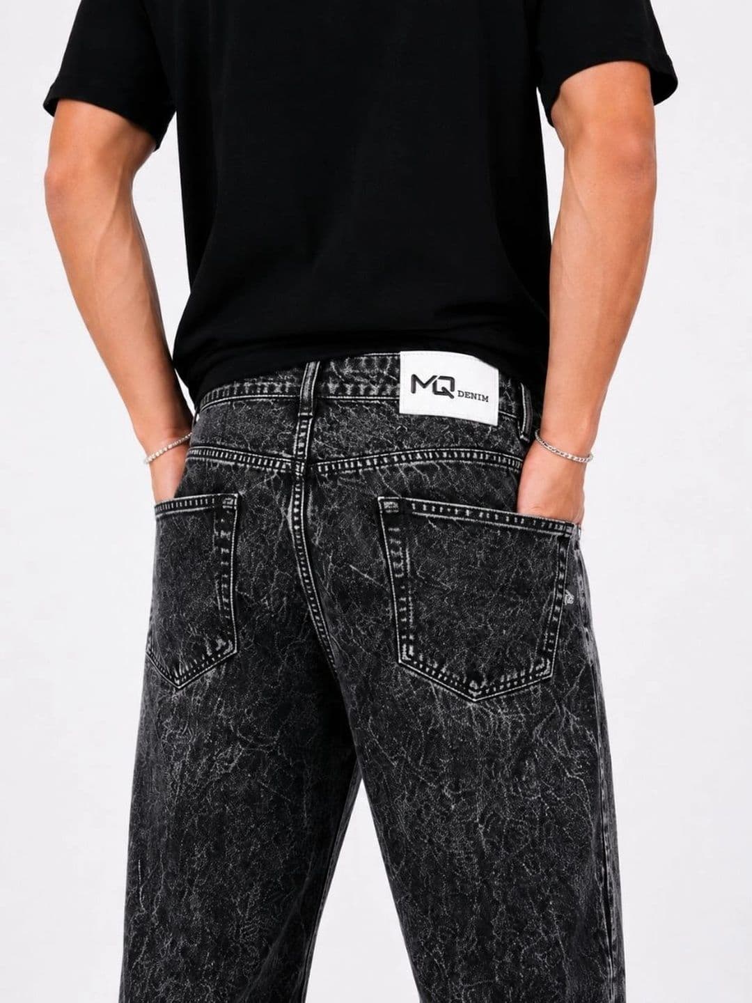 MQ Denim Men Straight Fit Mid-Rise Jeans thumbnail 2