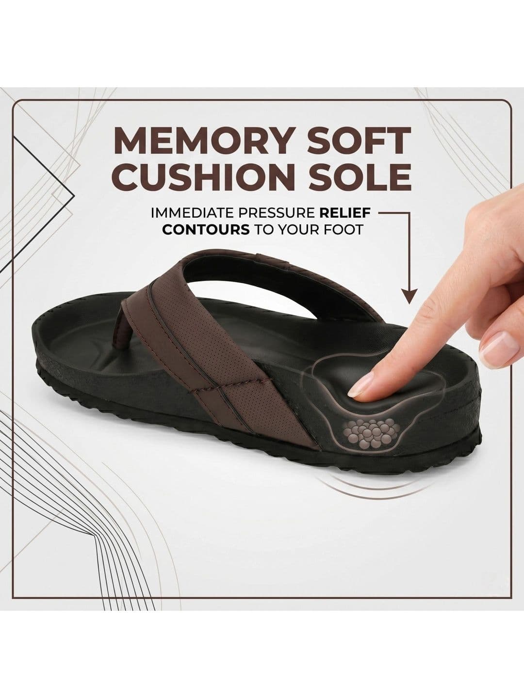 BINUTOP Men Comfort Sandals thumbnail 3