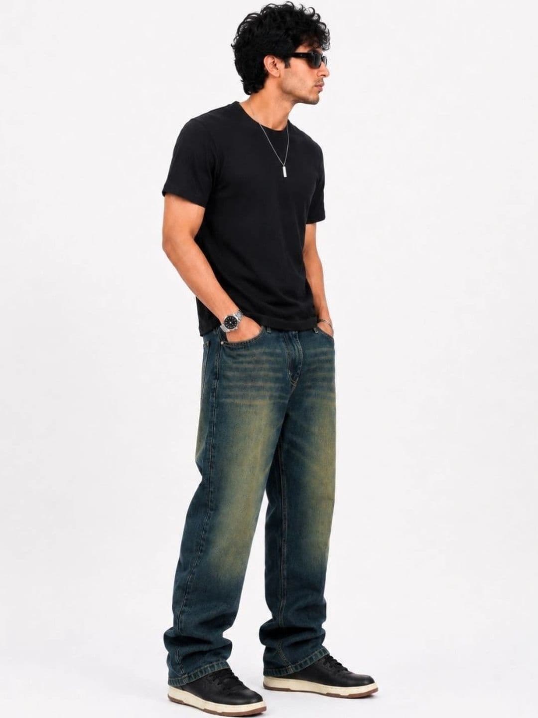 MQ Denim Men Straight Fit Mid-Rise Light Fade Jeans thumbnail 5