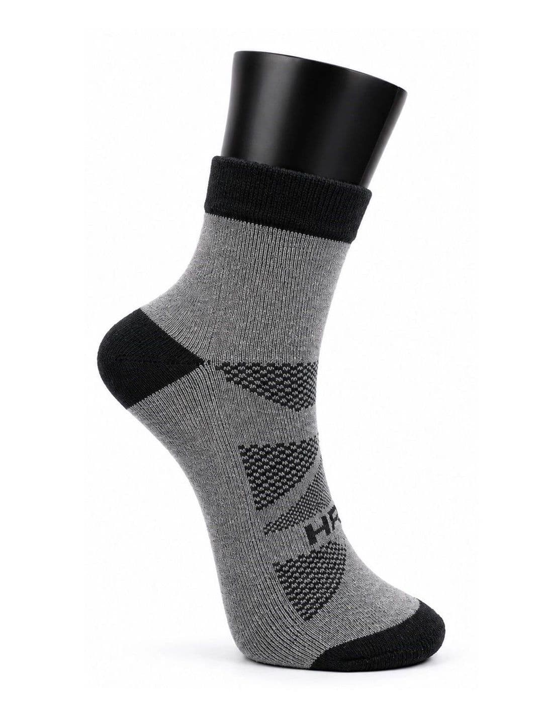 HRX by Hrithik Roshan Unisex Pack of 5 Cotton Blend Assorted Patterned Ankle Length Socks thumbnail 5