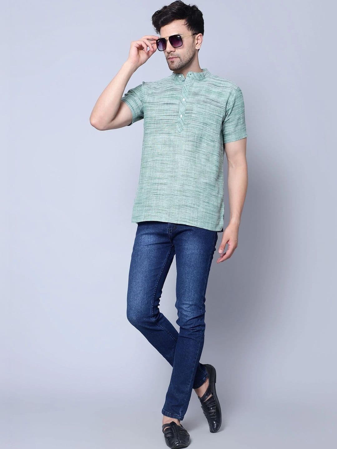 Latest Chikan Garments Men Khadi Kurta thumbnail 3
