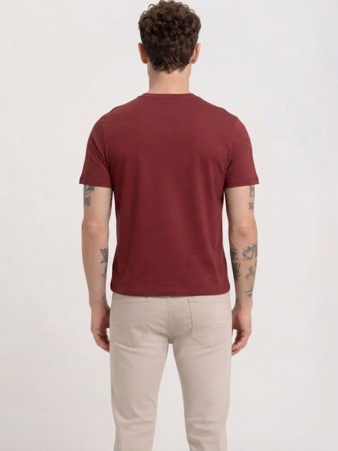 BAESD Men Typography Printed T-shirt thumbnail 3