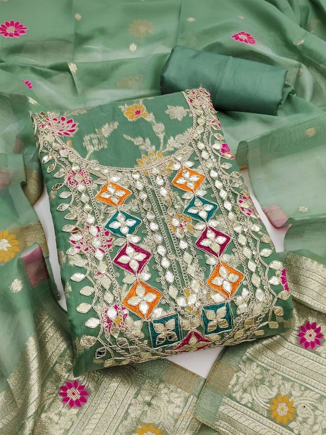 TAVAS Unstitched Dress Material thumbnail 4