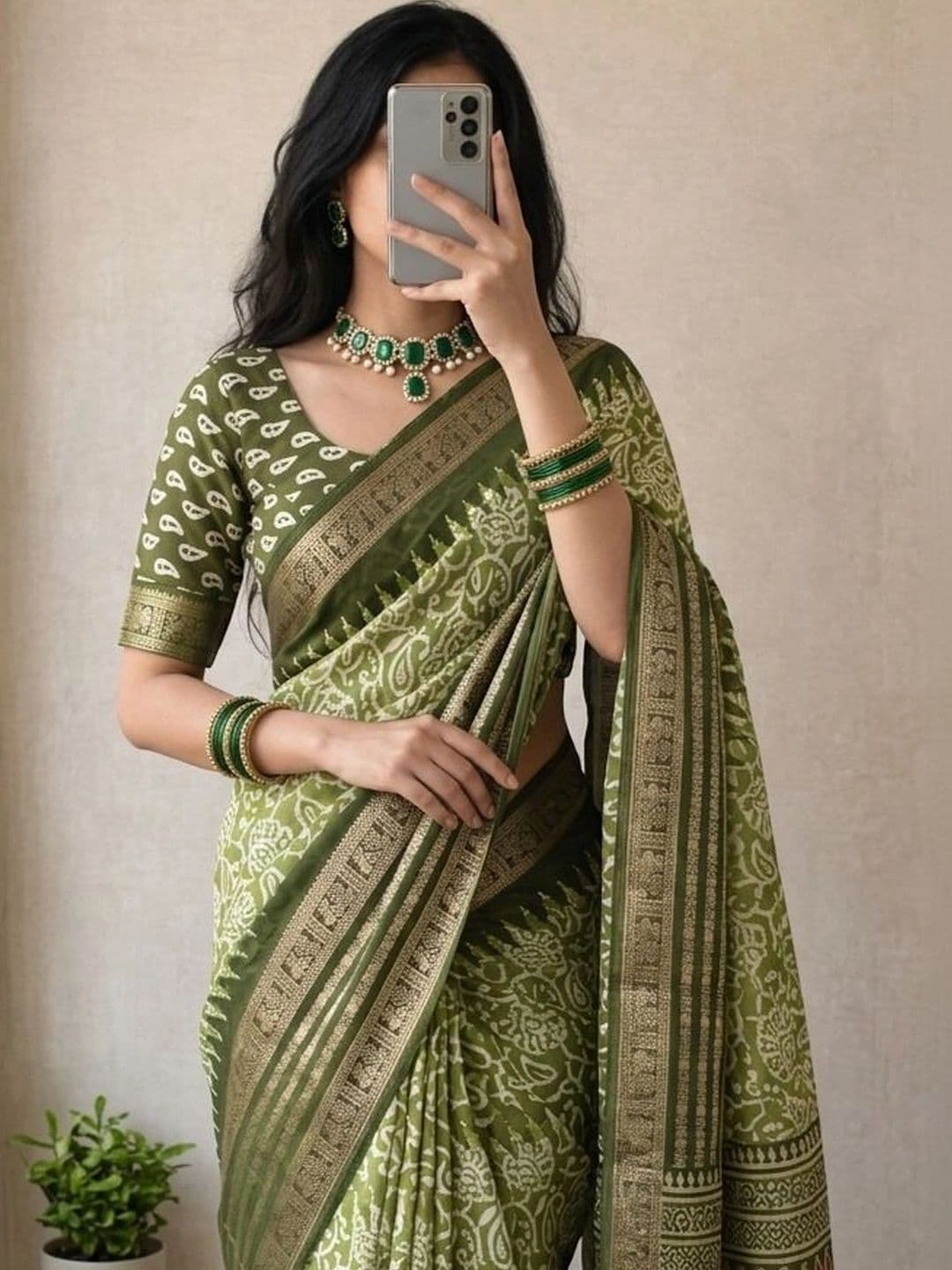 BOLOKA Art Silk Designer Saree - view 1