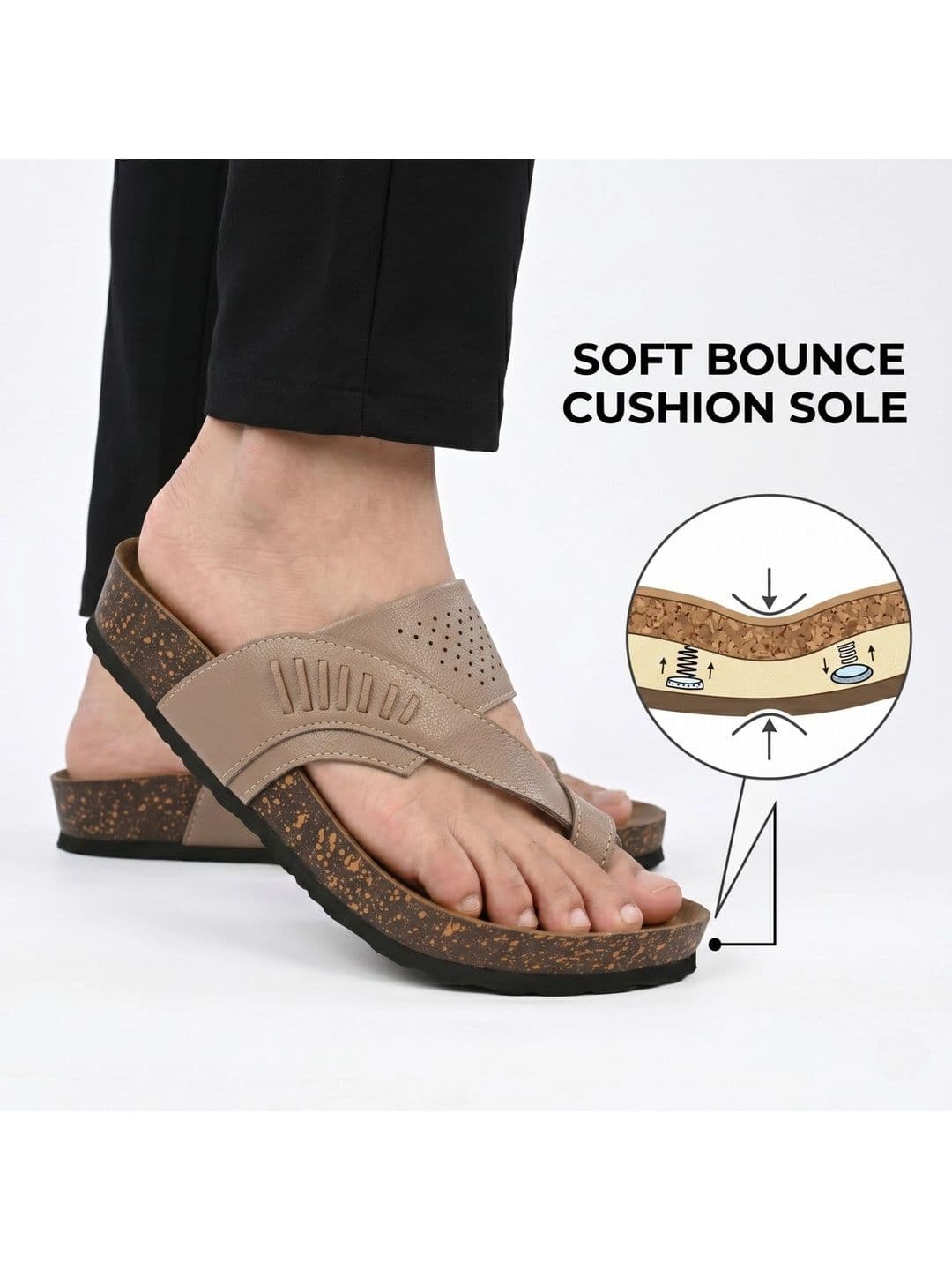 BINUTOP Men Comfort Sandals thumbnail 5