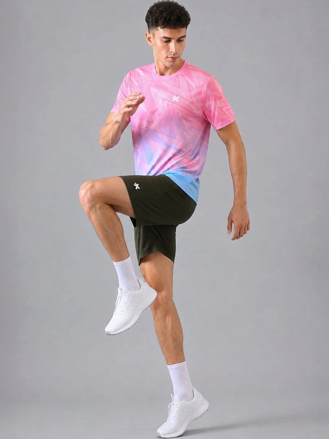 HRX by Hrithik Roshan Men Printed Dri-FIT T-shirt thumbnail 6