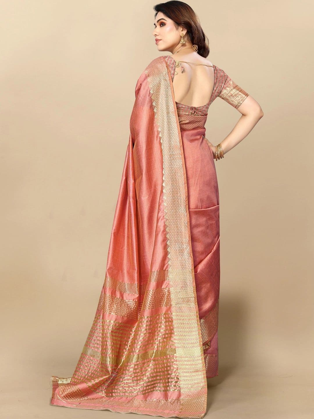Sangria Woven Design Zari Designer Kota Saree thumbnail 5