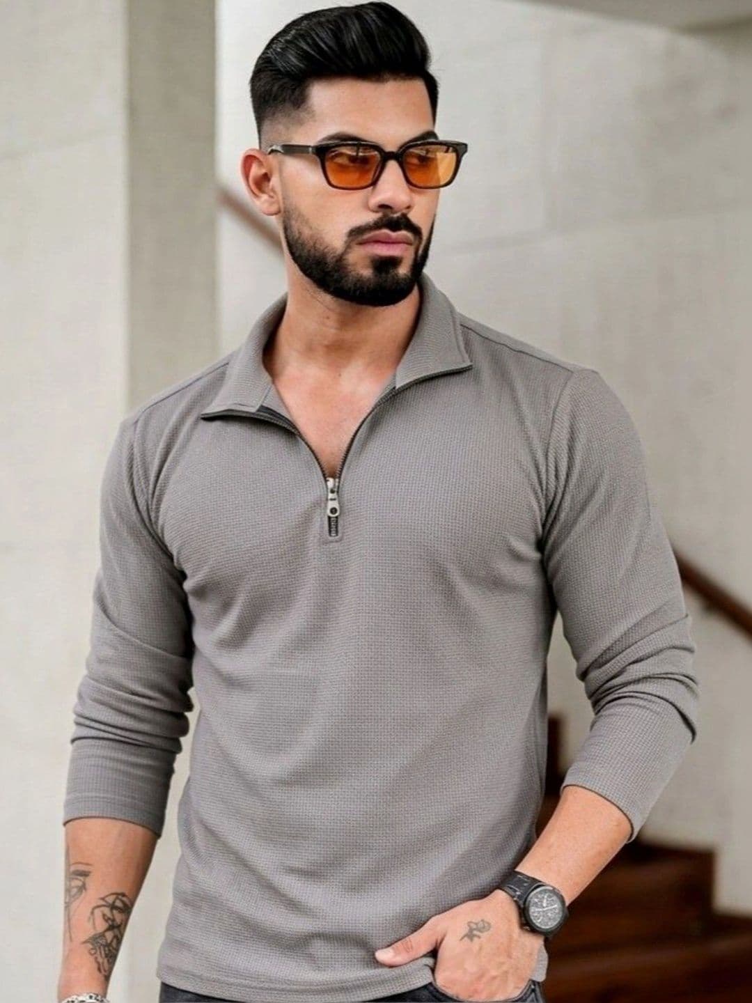 Azizan Men Polo Collar T-shirt - view 1