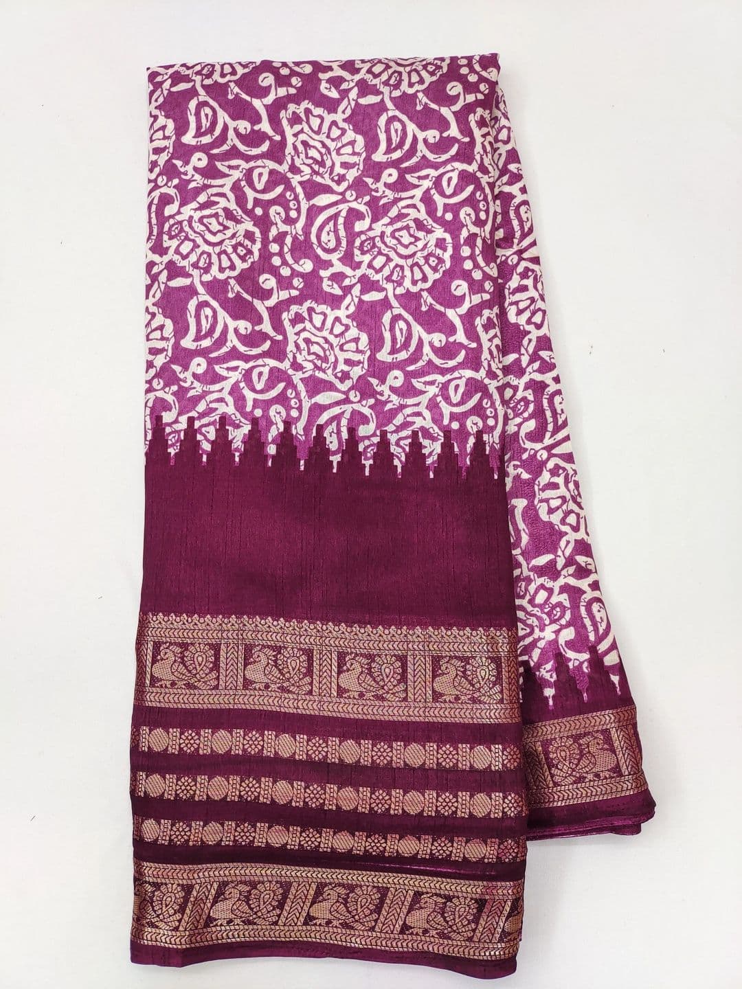 BOLOKA Zari Art Silk Designer Saree thumbnail 4