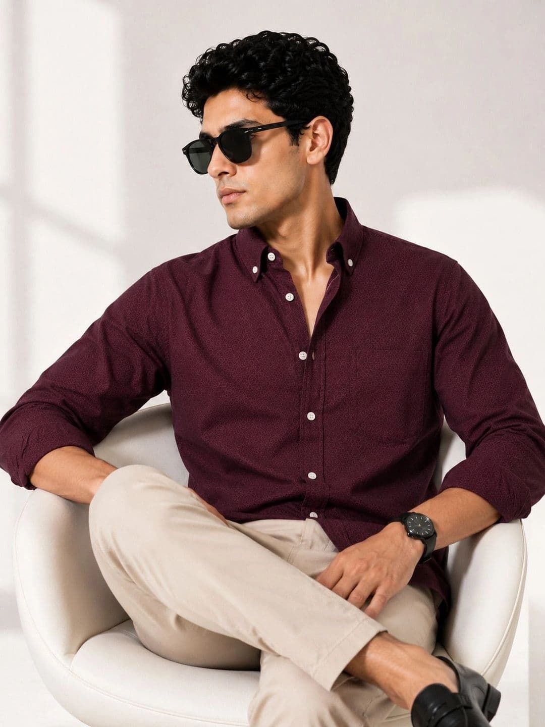 Mast & Harbour Men Classic Casual Shirt thumbnail 4