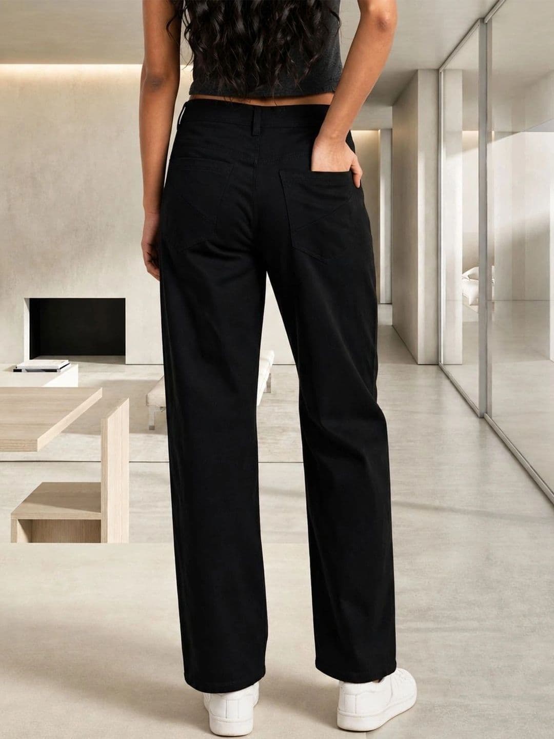 Encrypt Women Classic Relaxed Fit Mid-Rise Stretchable Jeans thumbnail 2