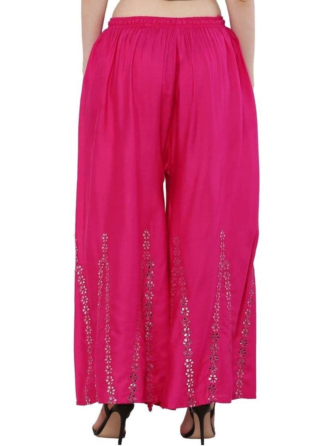 Meyara Women Embellished Knitted Ethnic Palazzos thumbnail 4