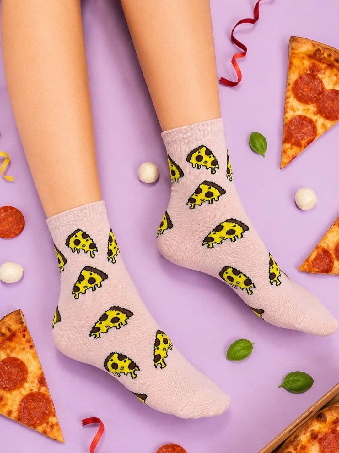 NeaToes Unisex Pack of 3 Cotton Assorted Patterned Above Ankle Socks thumbnail 4