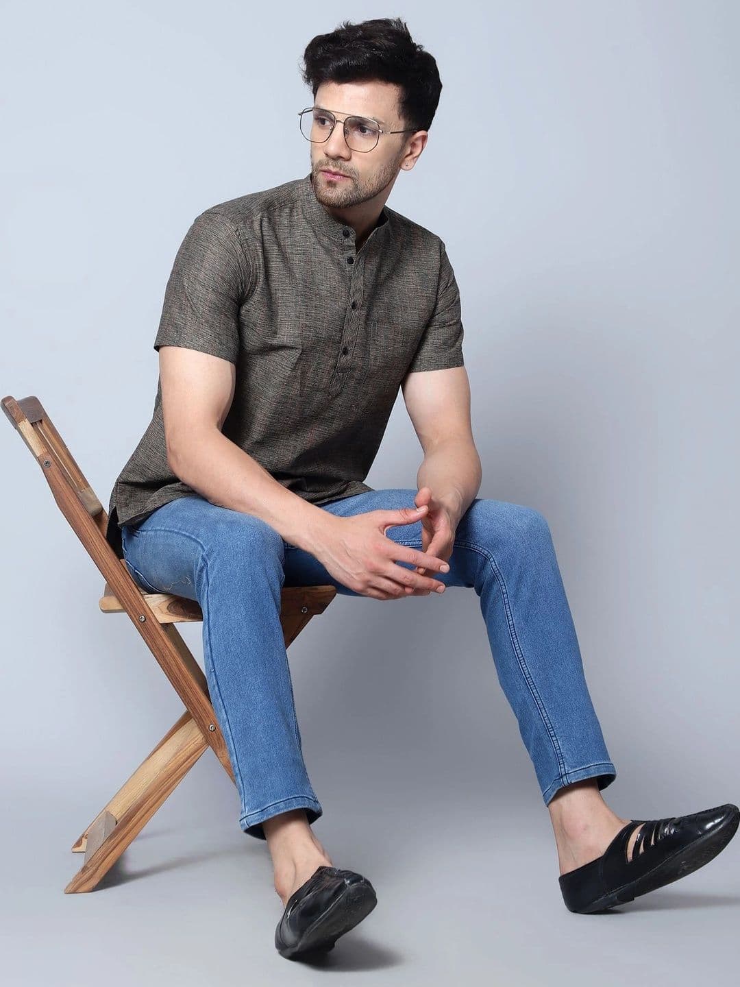 Latest Chikan Garments Men Khadi Kurta thumbnail 2