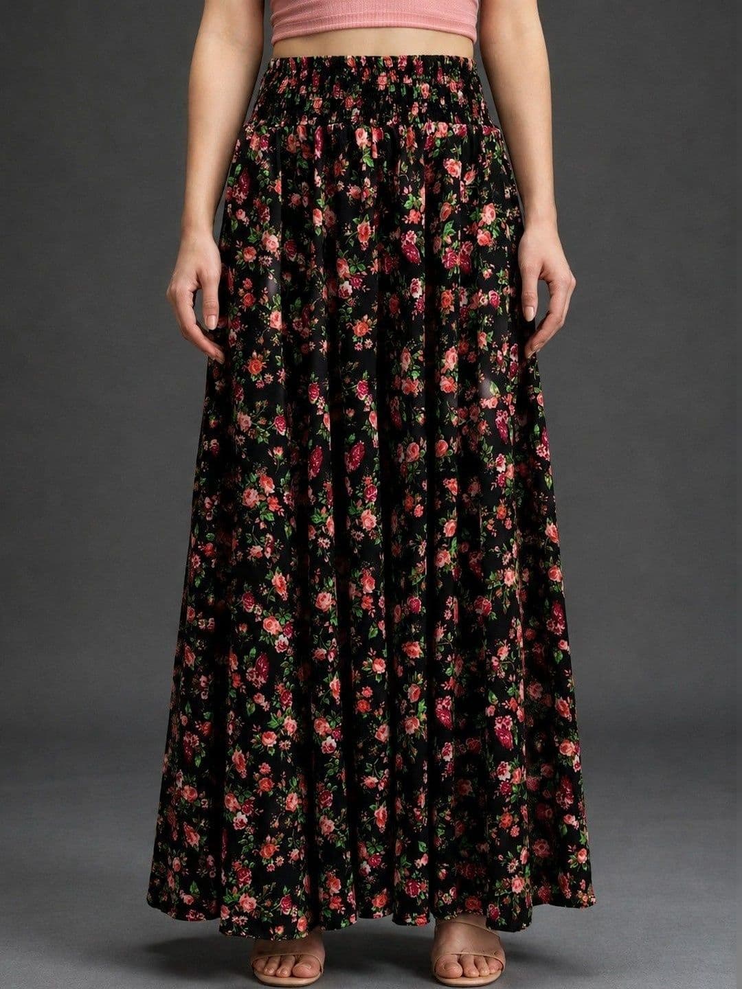 NEXSUS Women Floral Printed Palazzos - view 1