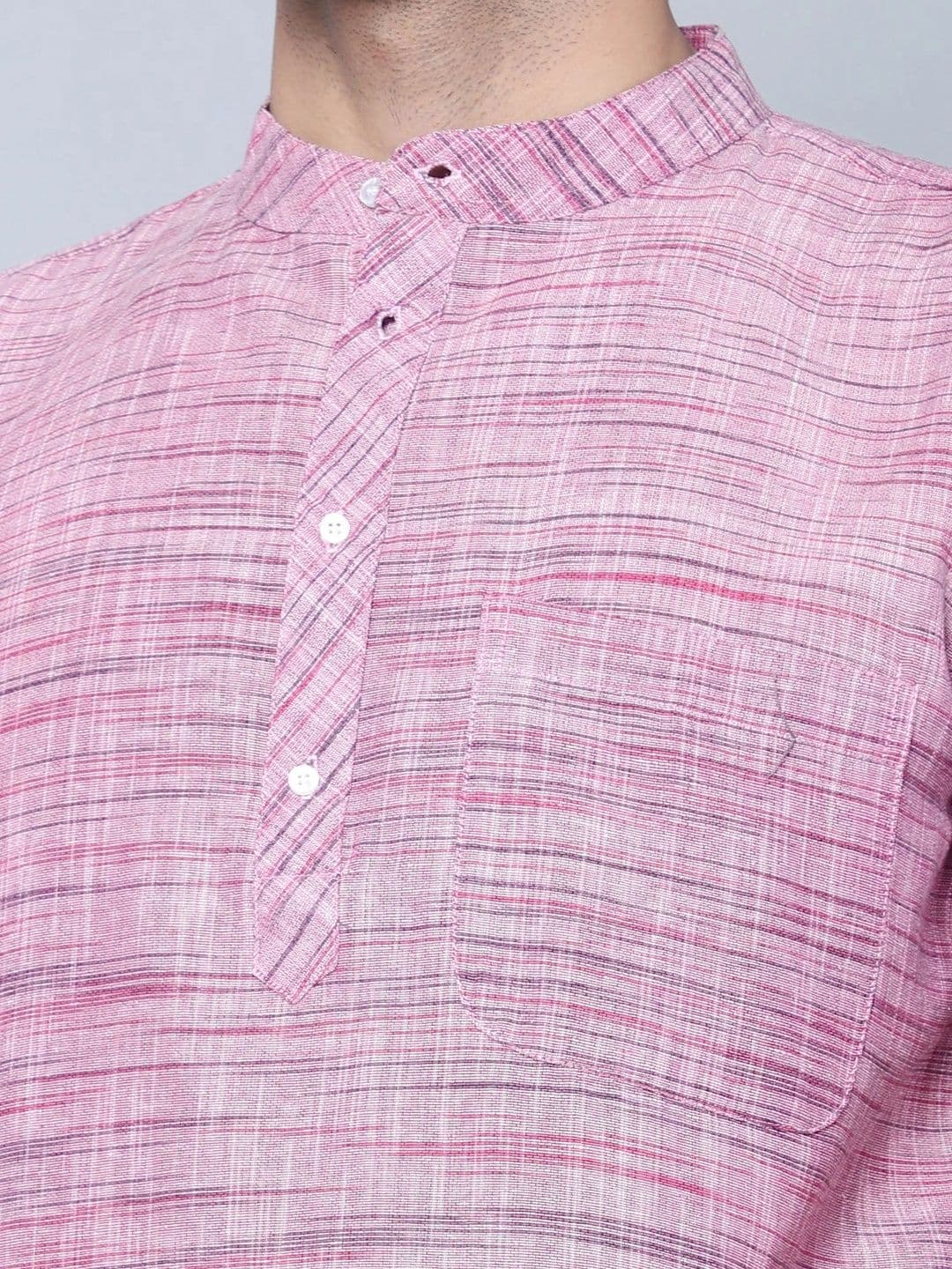 Latest Chikan Garments Men Khadi Kurta thumbnail 2