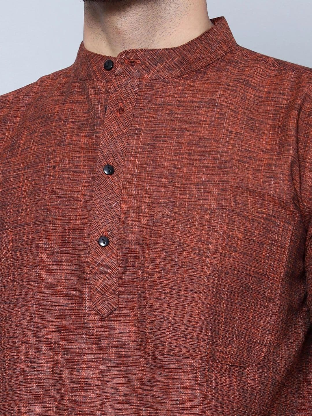 Latest Chikan Garments Men Khadi Kurta thumbnail 5