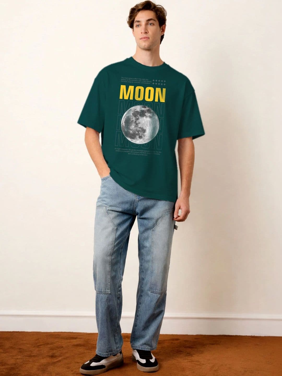 Moda rapido X TOGS & TERRE Men Printed Organic Cotton Blend T-shirt thumbnail 3