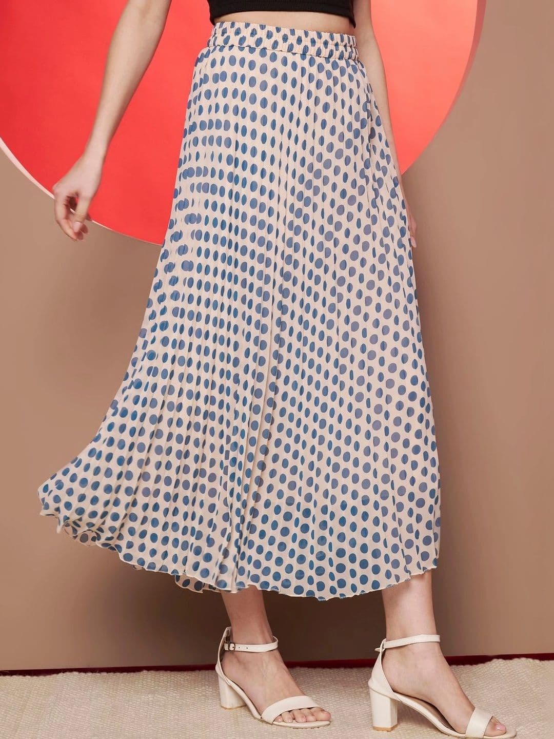 CORSICA Women Geometric Midi Flared Skirt thumbnail 3