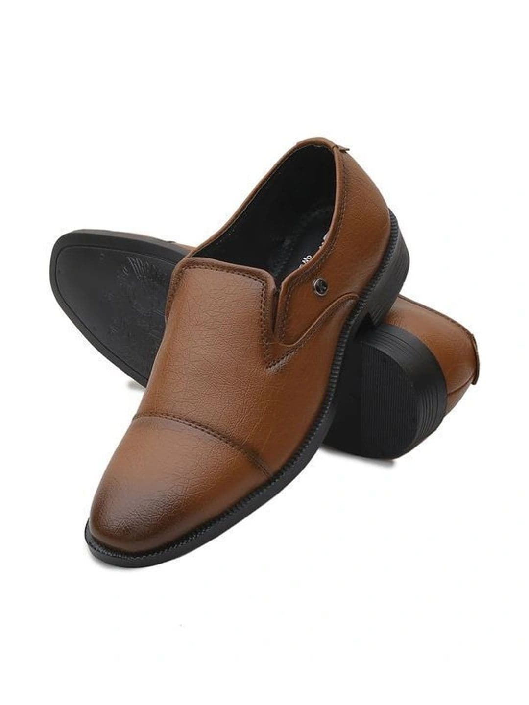 Lushwalk Men Leather Round-Toe Formal Shoes thumbnail 4
