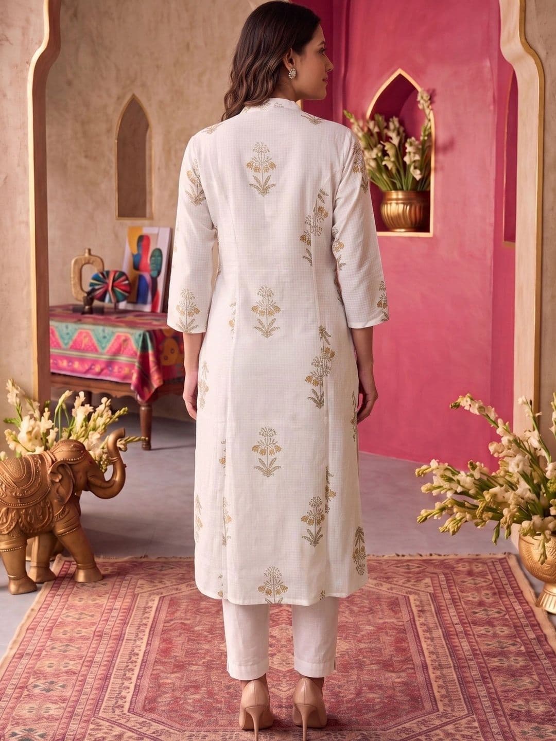 Rangita Women Ethnic Motifs Printed Indie Prints Kurta thumbnail 3
