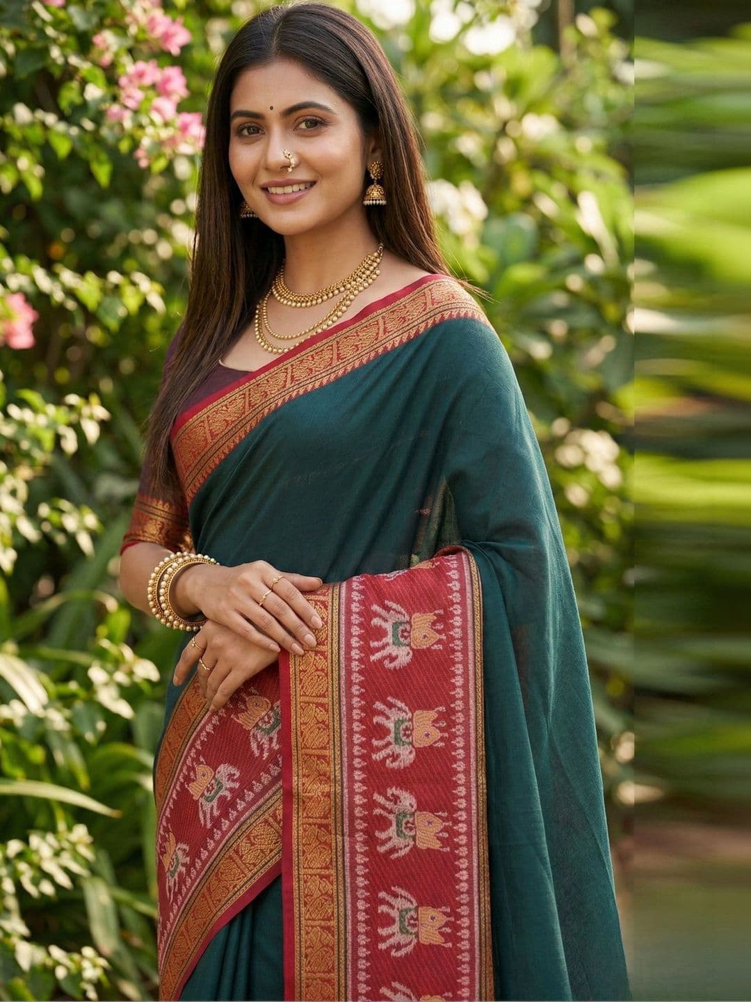 BOLOKA Designer Banarasi Saree - view 1
