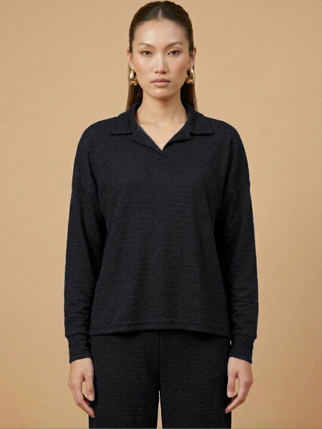 Chemistry Knitted Solid Top with Trousers thumbnail 5